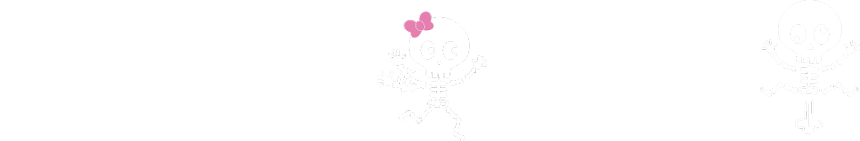 骨キャラクターのイラスト